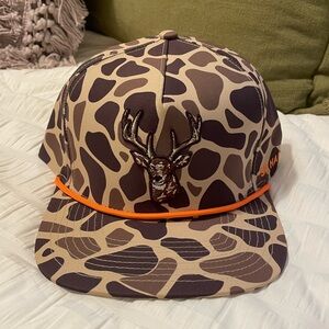 Southern String Hat Co. Brown Camo Deer SnapBack Rope Hat